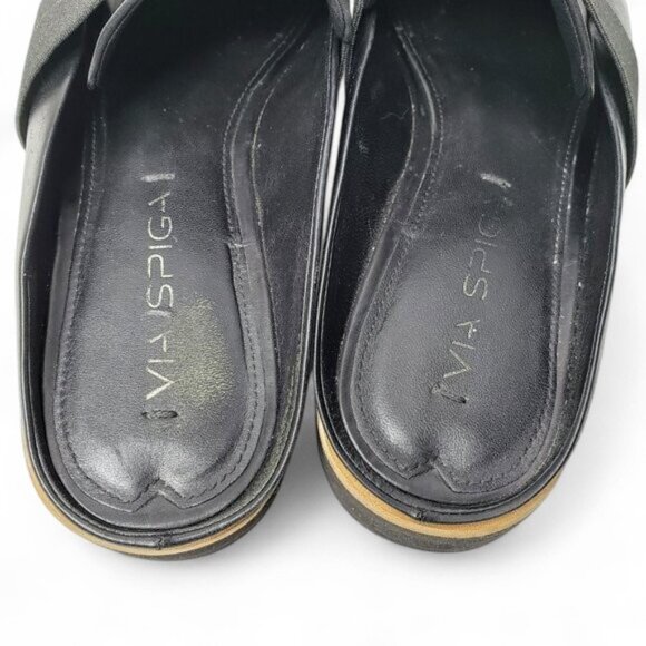 Via Spiga Mule Loafers Women's Slide On Pointed Toe Lightweight Office Easy 5.5 - Picture 8 of 10